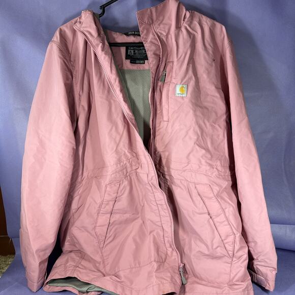 Carhartt Coat Women’s Rain Defender® Relaxed Fit Lightweight OC4221-W Sz XL - Picture 1 of 9